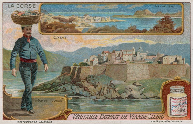 Calvi, Isula Rossa och en fiskare av European School