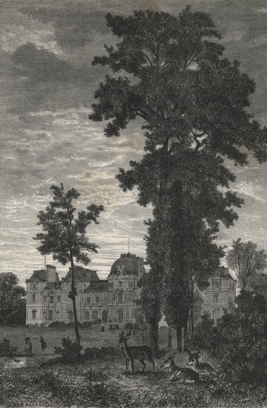 Chateau De M. M. Pereire At Armainvilliers (gravyr) av European School