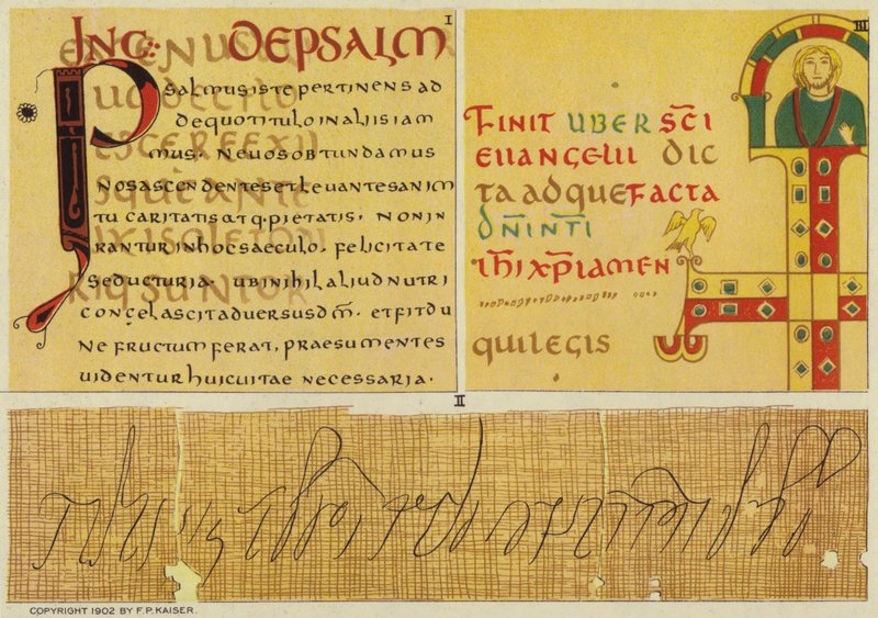 Cicero i palimpsest (färglitografi) av European School