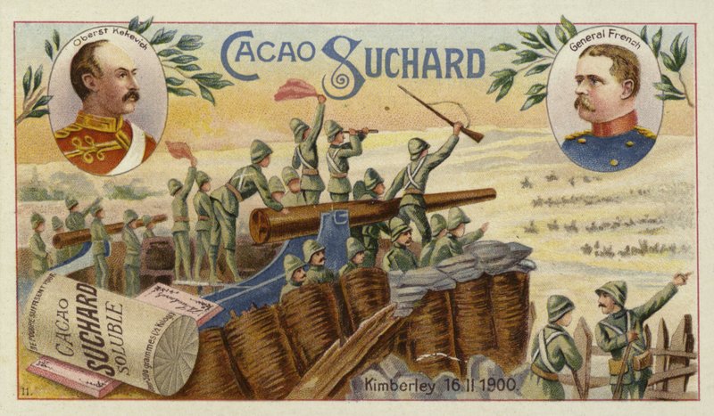 Överste Kekewich, General French and the Relief of Kimberley, Boer War, 16 februari 1900 av European School