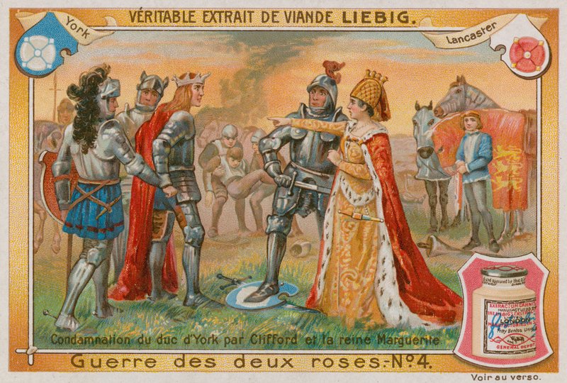 Fördömande av hertigen av York av Clifford och drottning Margaret av European School
