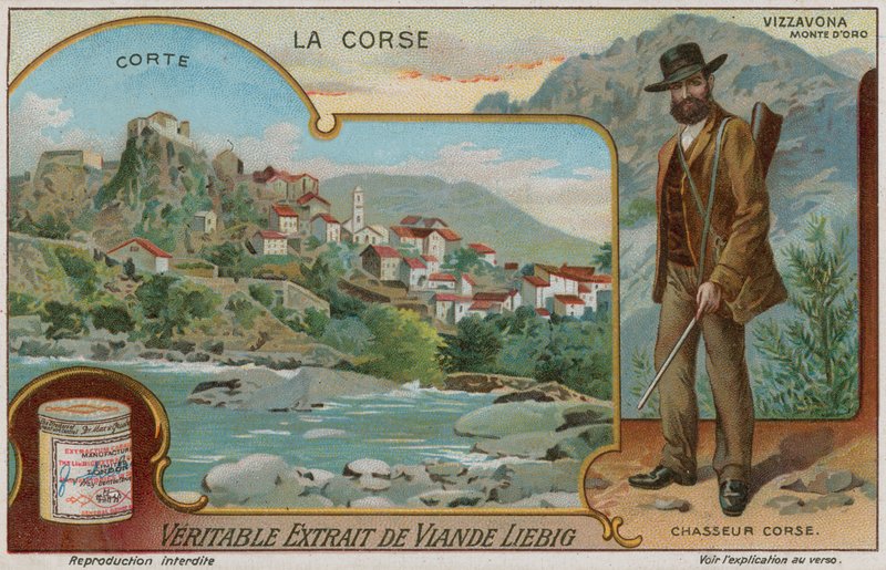 Corte, Vizzavona, Monte DOro och en jägare av European School