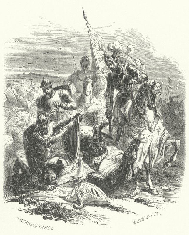 Antonius av Bourgogne, hertig av Brabant, död i slaget vid Agincourt av European School