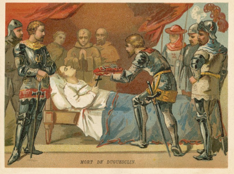 Bertrand du Guesclin, fransk militärbefälhavare, död 1380 av European School
