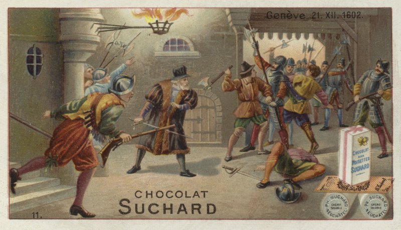 Nederlag för Savoyardernas attack mot Genève, 21 december 1602 av European School