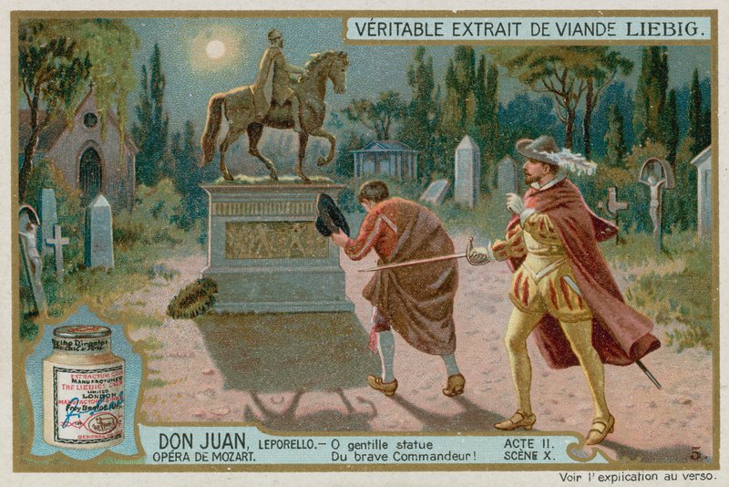 Don Giovanni bjuder in statyn av Commendatore på middag av European School