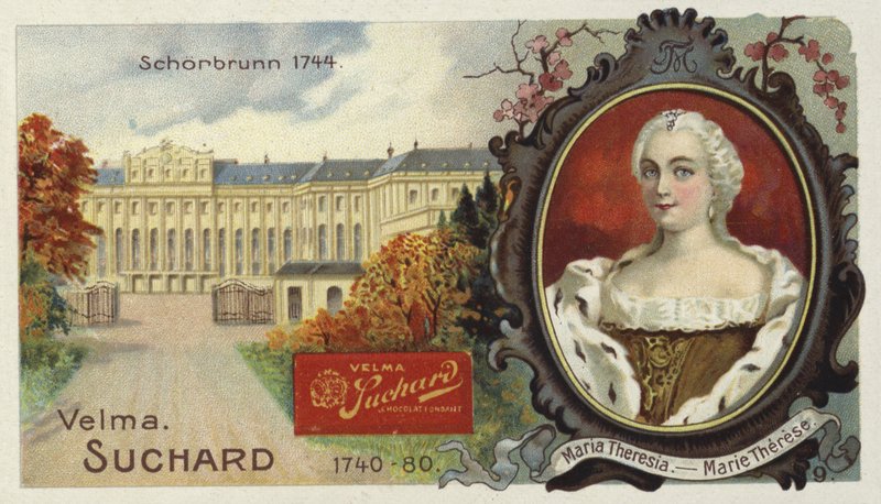 Kejsarinnan Maria Theresia av Österrike och slottet Schönbrunn, Wien av European School