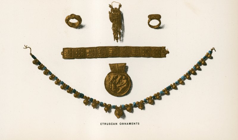 Etruskiska ornament av European School