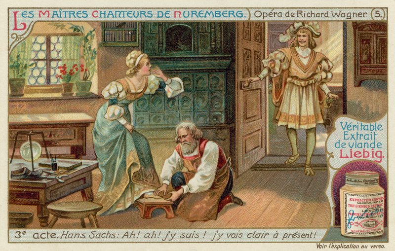 Eva och Walther återförenas i Hans Sachs verkstad av European School