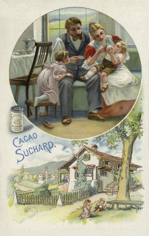 Mata ett litet barn Suchard kakao av European School