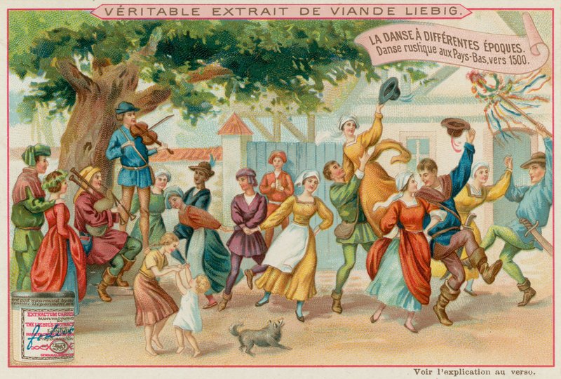 Nederländernas folkdans från 1500 av European School