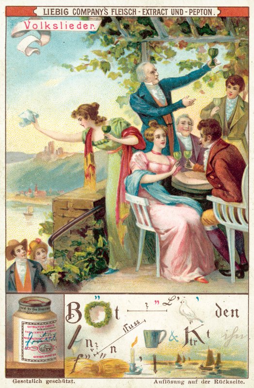 Folksång (chromolitho) av European School