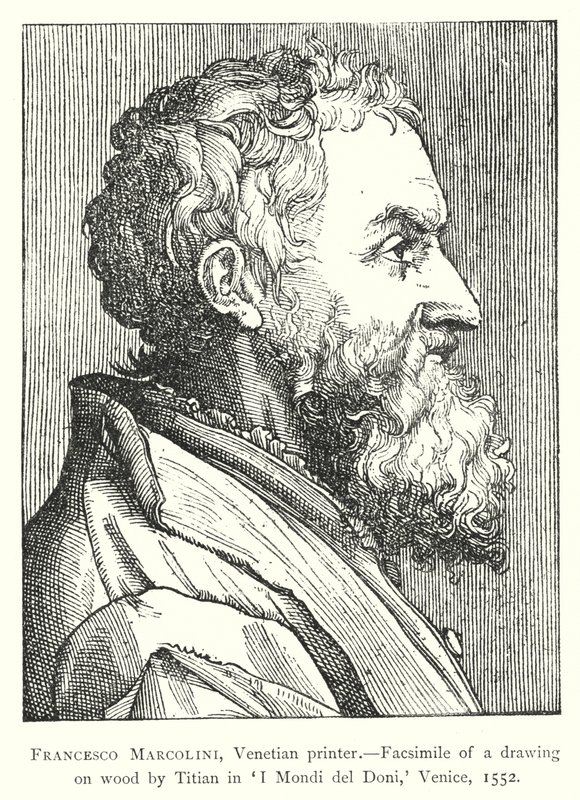 Francesco Marcolini, venetiansk tryckare (gravyr) av European School
