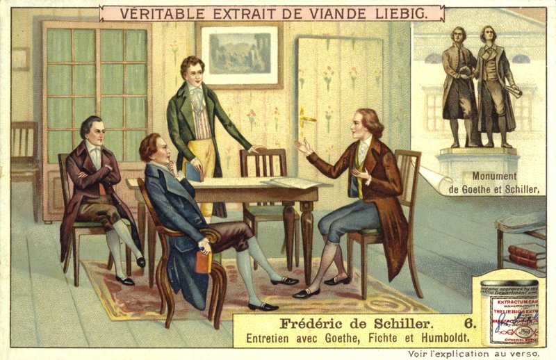 Friedrich Schiller, tysk filosof, poet och dramatiker av European School