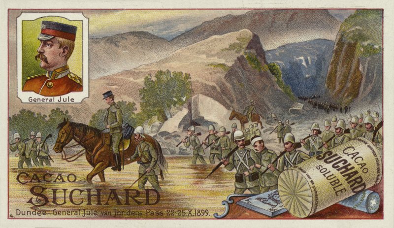 General Yules trupper vid Jonders Pass, Boer War, 22-25 oktober 1899 av European School