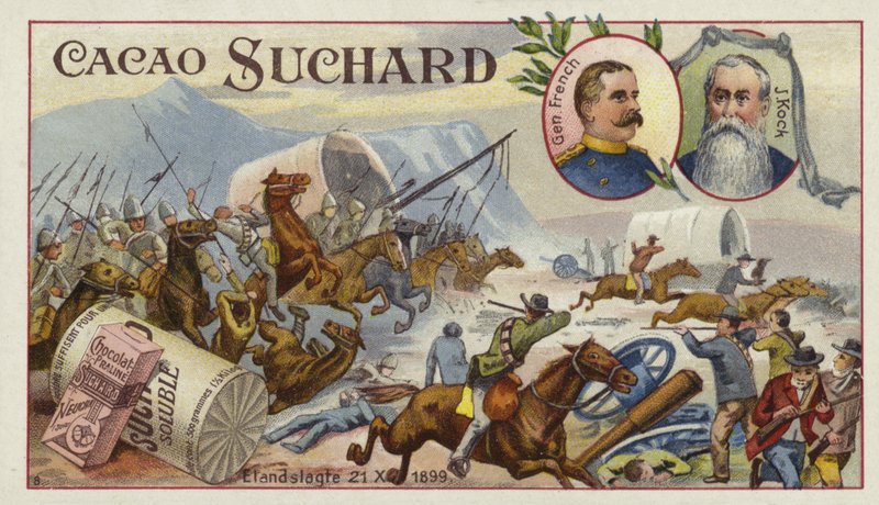 Generalerna French och Kock och slaget vid Elandslaagte, Boerkriget, 21 oktober 1899 av European School