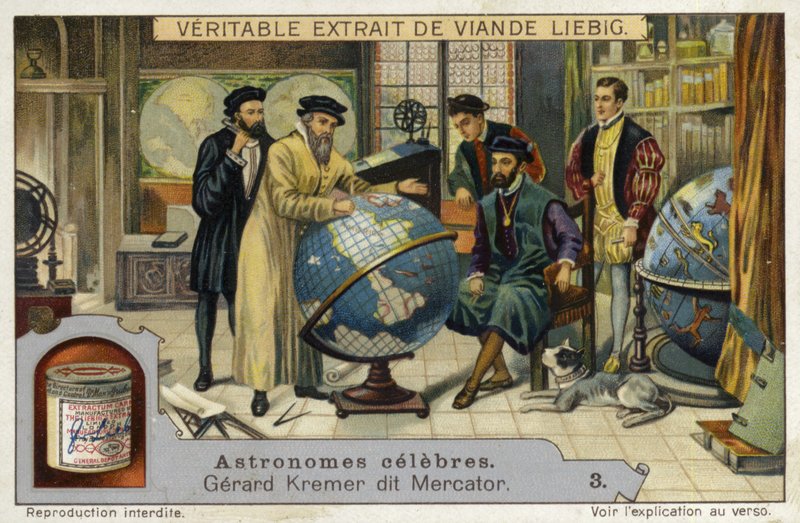 Gerardus Mercator, flamländsk kartograf och matematiker av European School