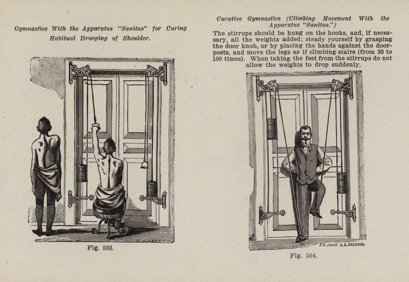 Gymnastiska apparater (litho) av European School