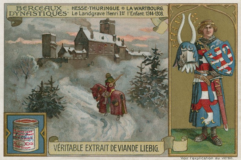 Hessen-Thüringen: Wartburg och Landgraven Henrik I, barnet av European School