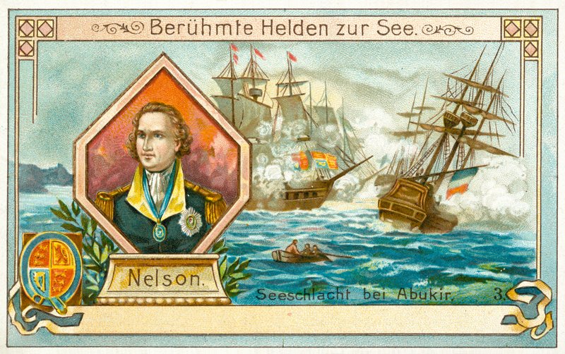 Horatio Nelson, brittisk amiral, och slaget vid Nilen av European School