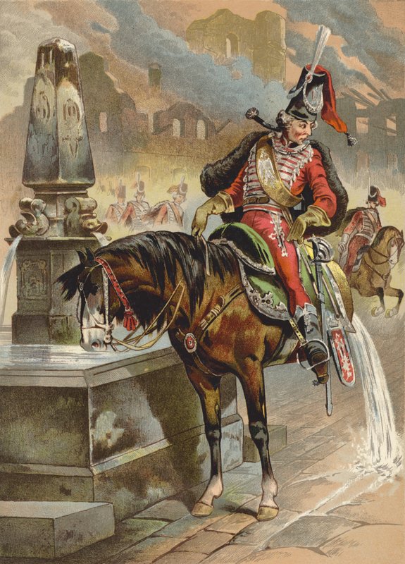 Illustration för Baron Munchausens äventyr av European School
