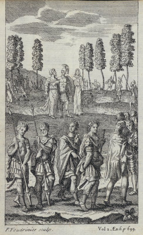 Illustration till John Drydens översättning av Virgils Aeneid (gravyr) av European School