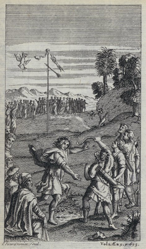 Illustration till John Drydens översättning av Virgils Aeneid (gravyr) av European School