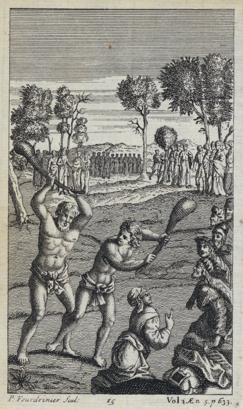 Illustration till John Drydens översättning av Virgils Aeneid (gravyr) av European School