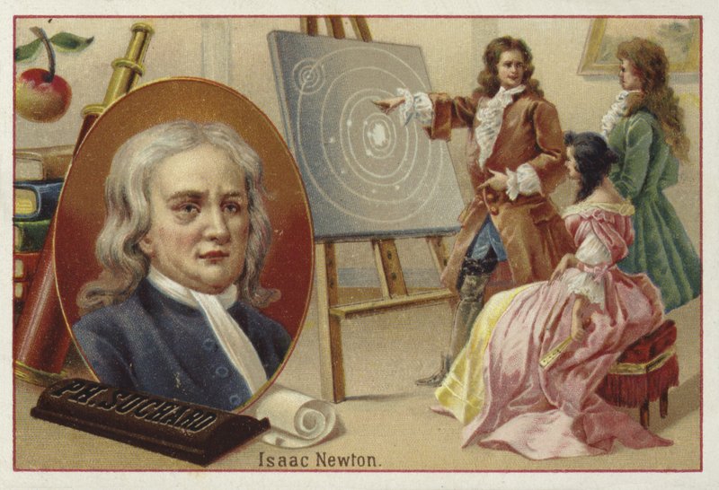 Isaac Newton, engelsk fysiker och matematiker av European School