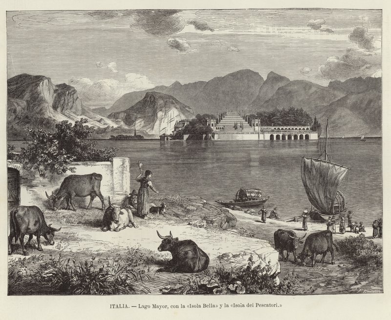 Italien - Lago Maggiore, med Isola Bella och Isola dei Pescatori av European School