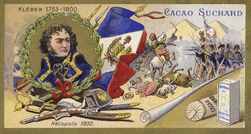 Jean-Baptiste Kleber och slaget vid Heliopolis, Egypten, 1800 av European School