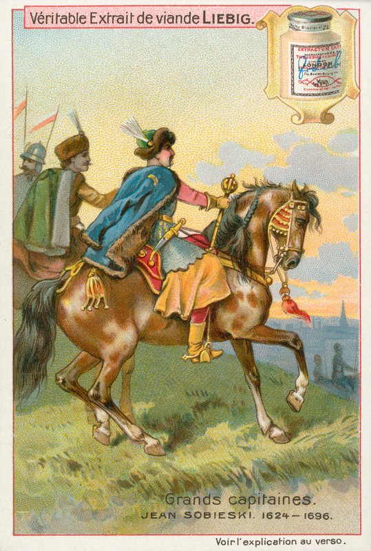 Jean Sobieski, Liebig-kort, början av 1900-talet (chromo) av European School