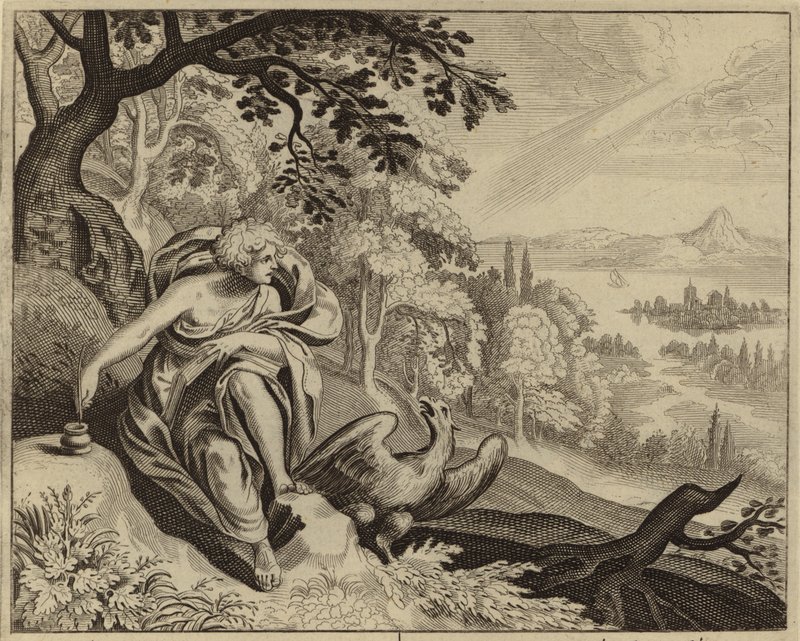 Johannes evangelisten (gravyr) av European School