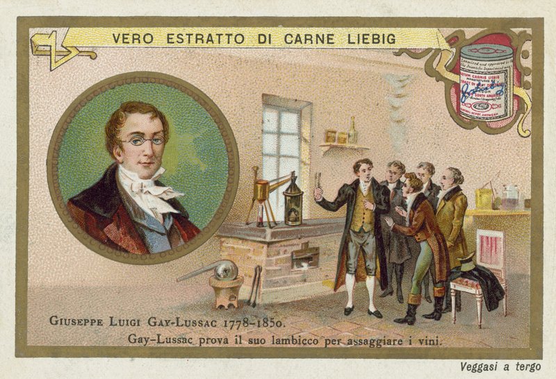 Joseph Louis Gay-Lussac, fransk kemist och fysiker. av European School