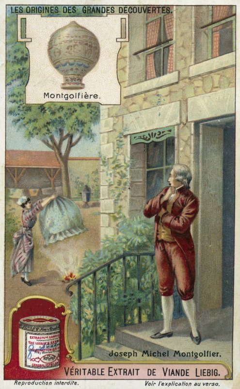 Joseph Montgolfier och luftballongen av European School