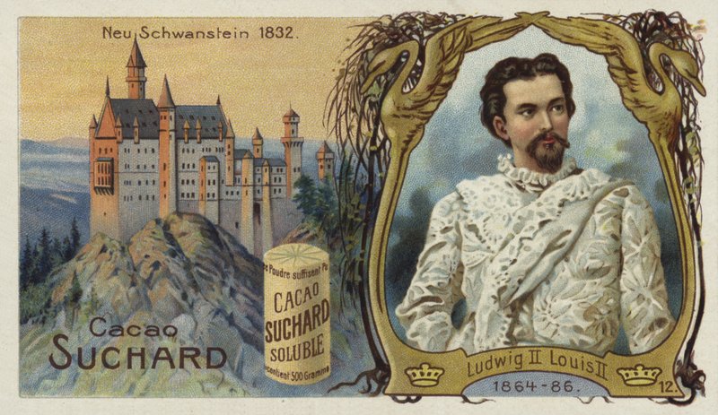 Kung Ludwig II av Bayern och slottet Neuschwanstein av European School