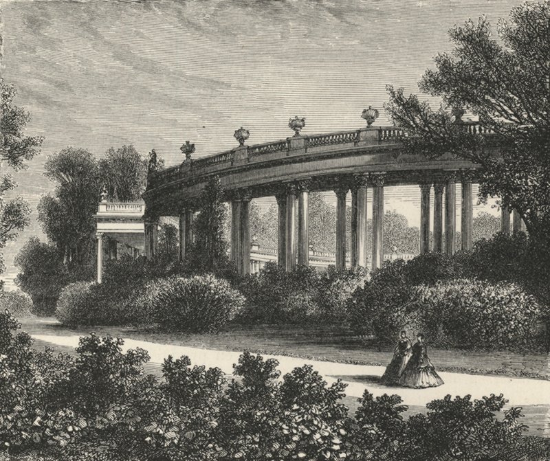 La colonnade a Postdam (gravyr) av European School