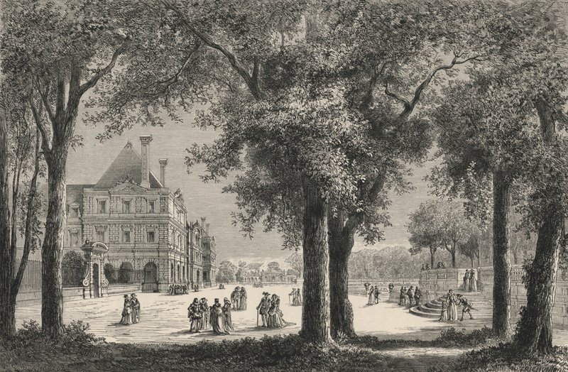 Le Luxembourg Au Temps De Marie De Medicis (gravyr) av European School