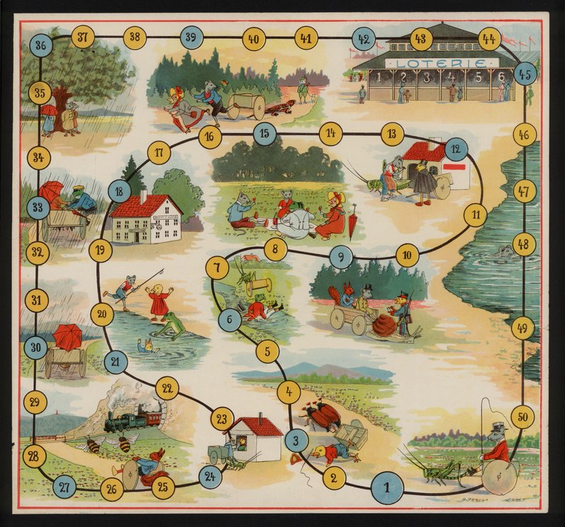 The Fun Journey (färg litho) av European School