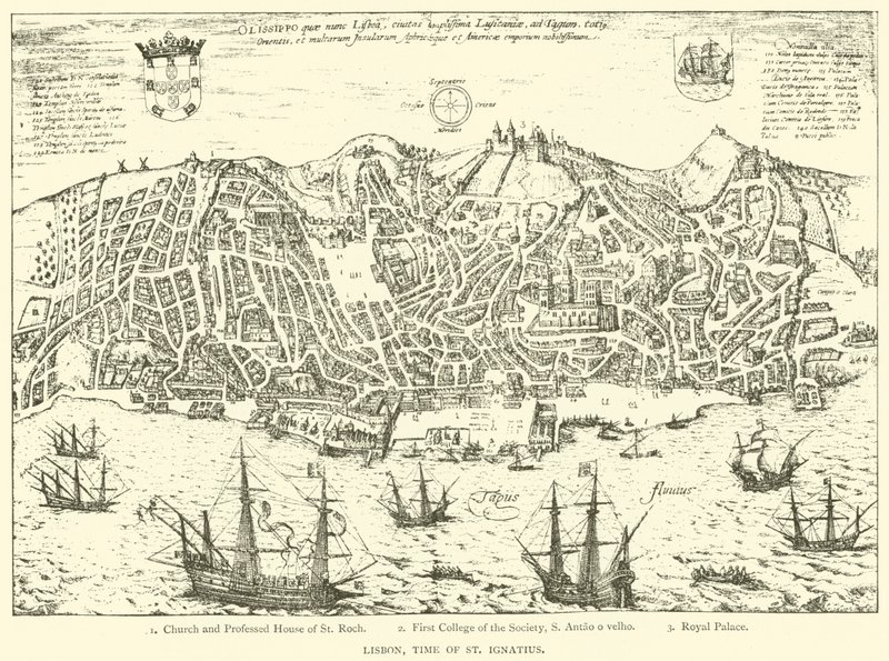 Lissabon, St Ignatius tid (gravyr) av European School