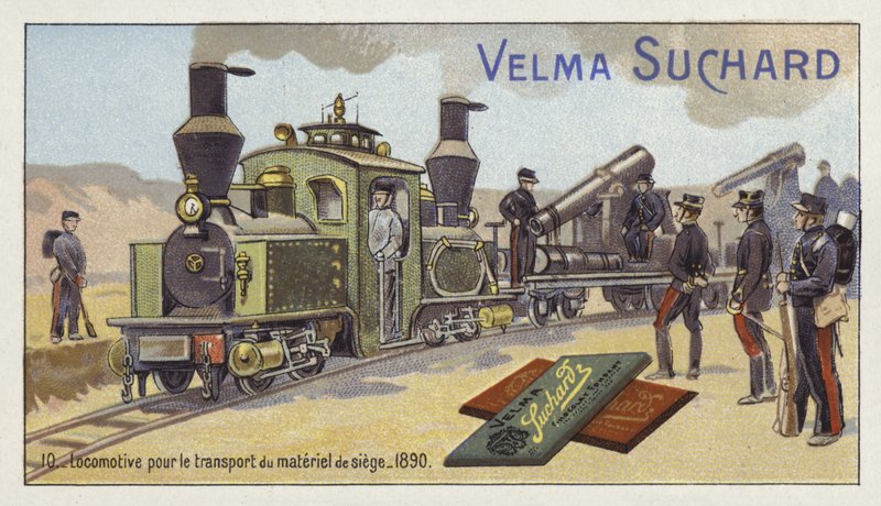 Lokomotiv för att transportera belägringsvapen, 1890 av European School