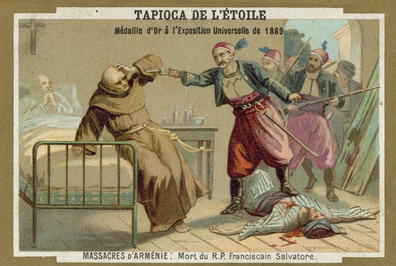 Massakrer i Armenien: mordet på Salvatore Lilli, Armenien, 1895 av European School