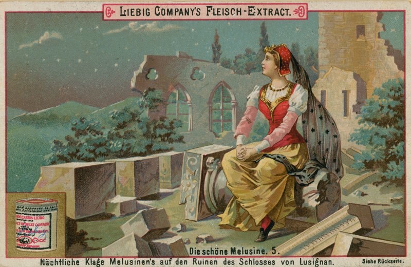 Melusine bland ruinerna av European School