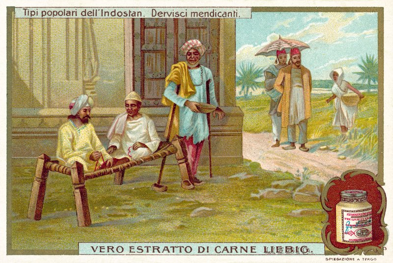 Mendicant Dervisher (chromolitho) av European School
