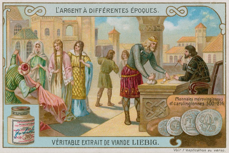 Merovingiska och karolingiska mynt 500-814 av European School