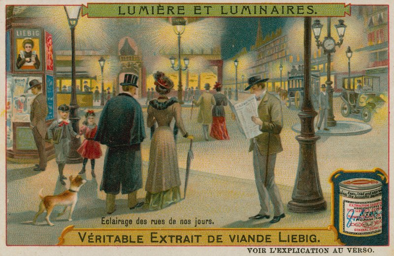 Moderna (1900-talet) gatlyktor av European School
