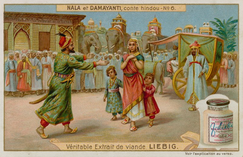 Nala och Damayanti återförenas. av European School
