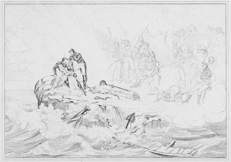 Napoleon: Apotheose, Apotheosis (gravyr) av European School