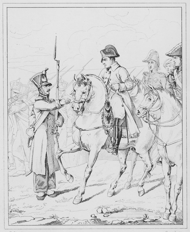Napoleon: Sire ma mere est vieille et infirme, Sire min mor är en gammal och svag kvinna (gravyr) av European School