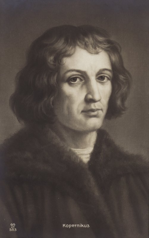 Nicolaus Copernicus (1473-1543), polsk astronom (litografi) av European School